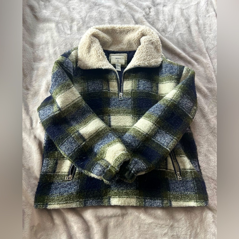 Forever 21 quarter zip jacket
